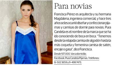 Pura Candela en Revista Mujer 20.05.12